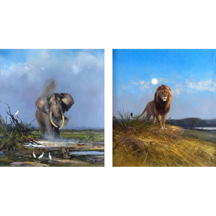Michael Coleman (1946- ), Majestic Elephant & The Essence of Royay