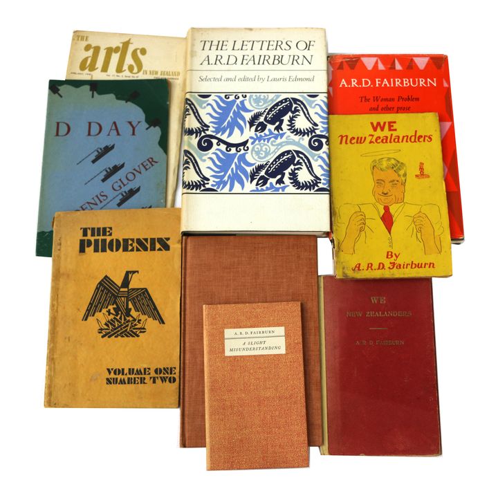 GLOVER, DENIS  - [bundle of literary & art booklets]