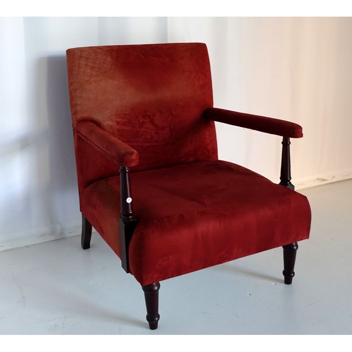 UPHOLSTERED OPEN ARMCHAIR