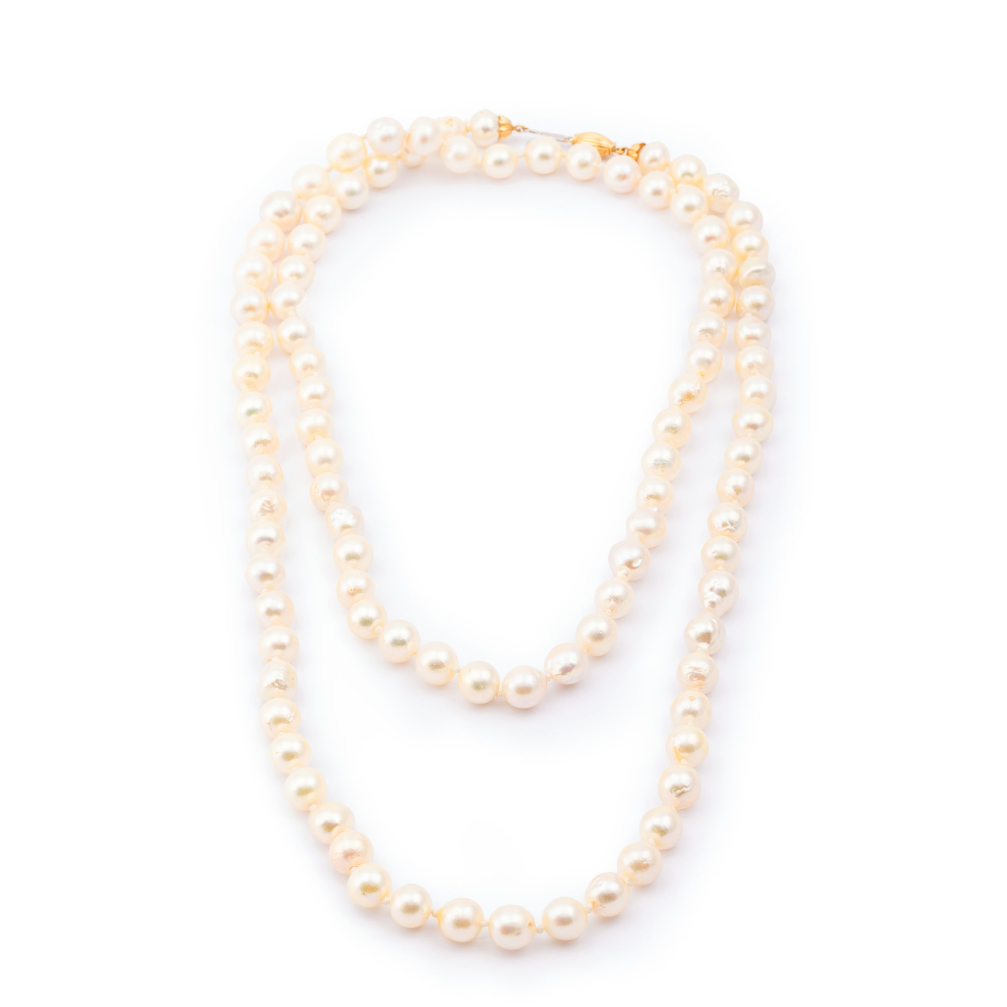 Cultured Pearl Necklace 18ct,