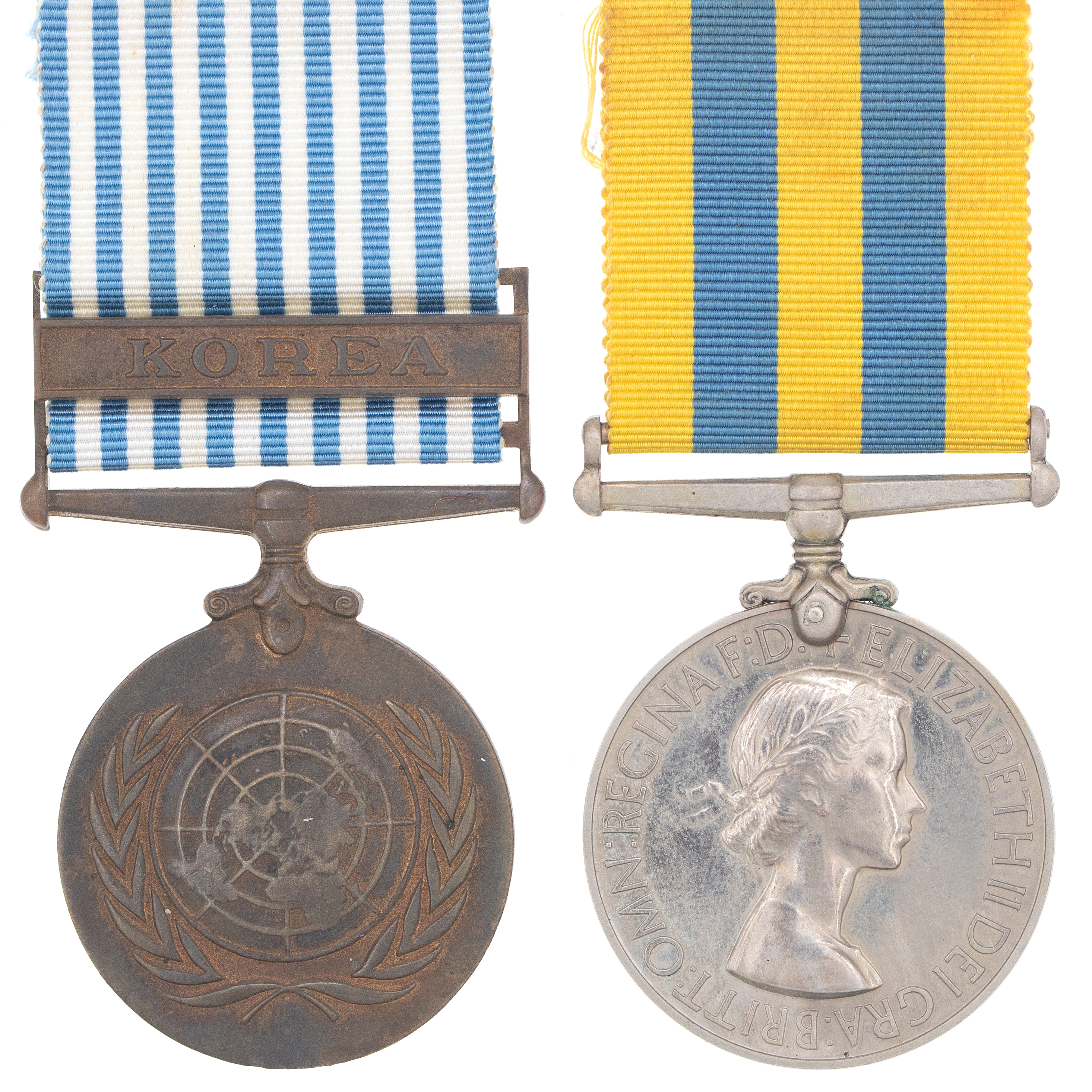 Great Britain, Korean War Pair, 1950 - 1953, EF