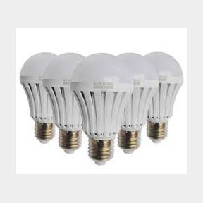 Mega Loadshedding Rechargeable LED Light Bulb - Cool White - 5 Pack - Bar 9902017772349- 51748/10438 AS B1 (S9)