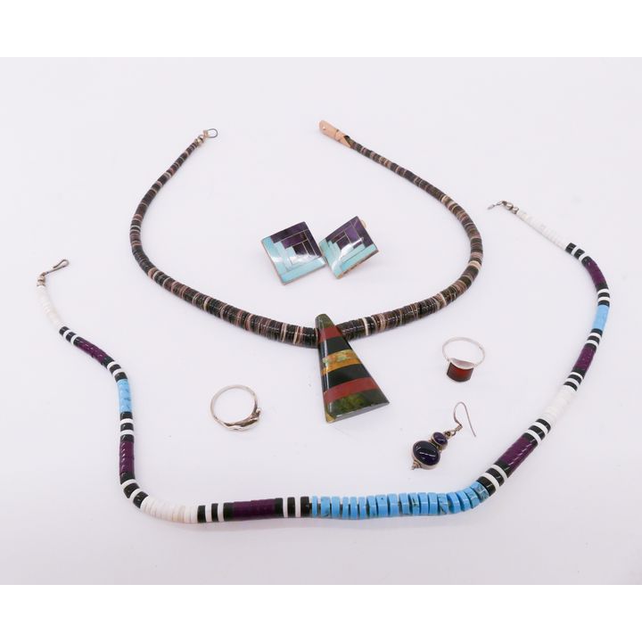 Box Heishi Bead Necklaces Etc