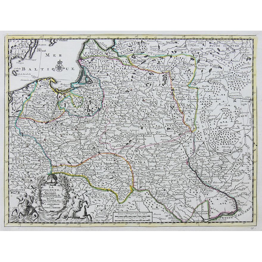 Jean Covens (1697–1774) Cornelis Mortier (1699-1783) | La Pologne, Suivant les Nouvelles Observations…