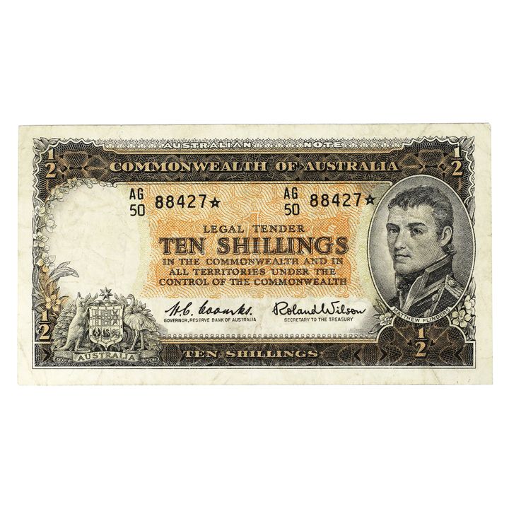 Star Replacement - Ten Shillings, 1961 VF