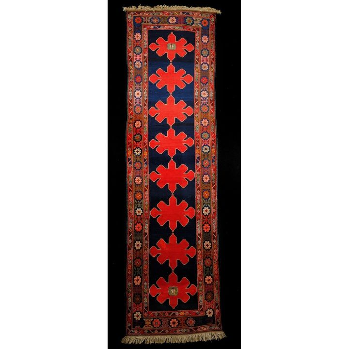 Très rare et ancien tapis caucasien Chirwan