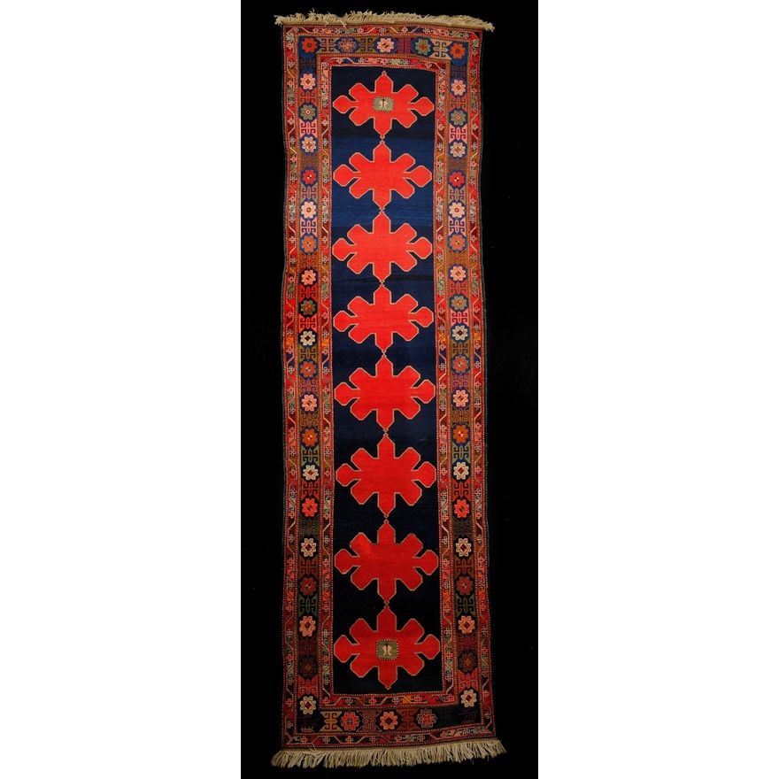 Très rare et ancien tapis caucasien Chirwan