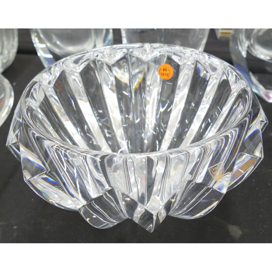 Orrefors Heavy Crystal Modern Bowl 10''