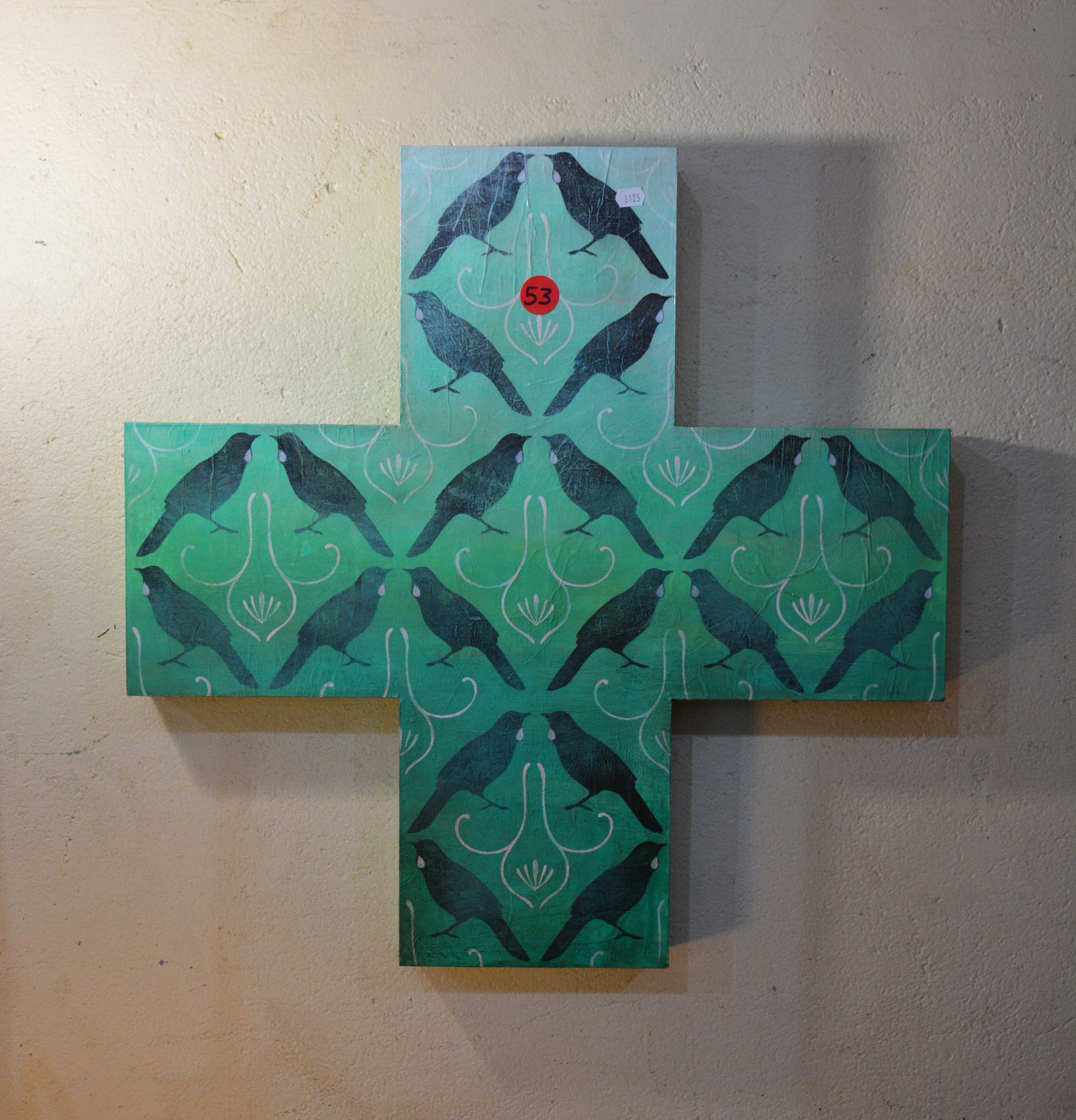 Tui Bird Art Cross — sold at auction in New Zealand for $100
