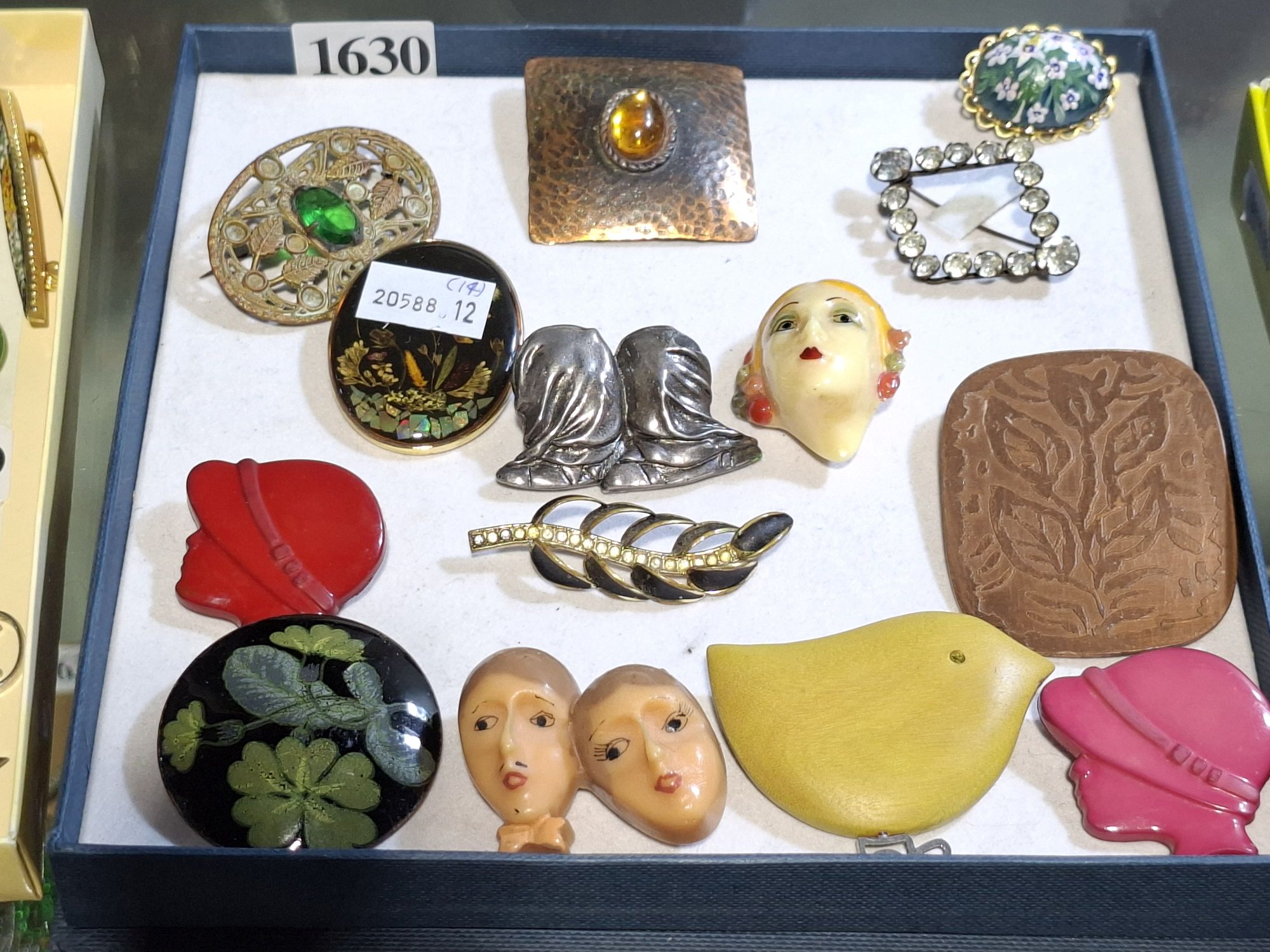Collection Of Vintage Brooches