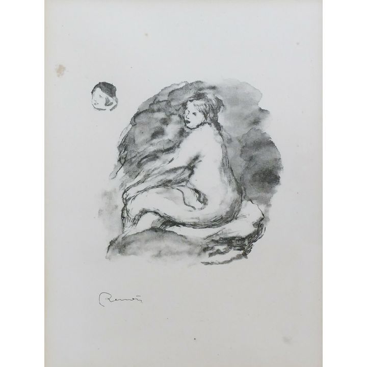 Pierre-Auguste Renoir ''Etude De Femme Nue, Assise, Variante"