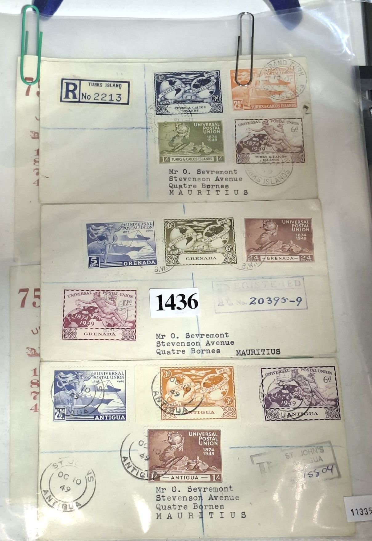 Five Various First Day Covers