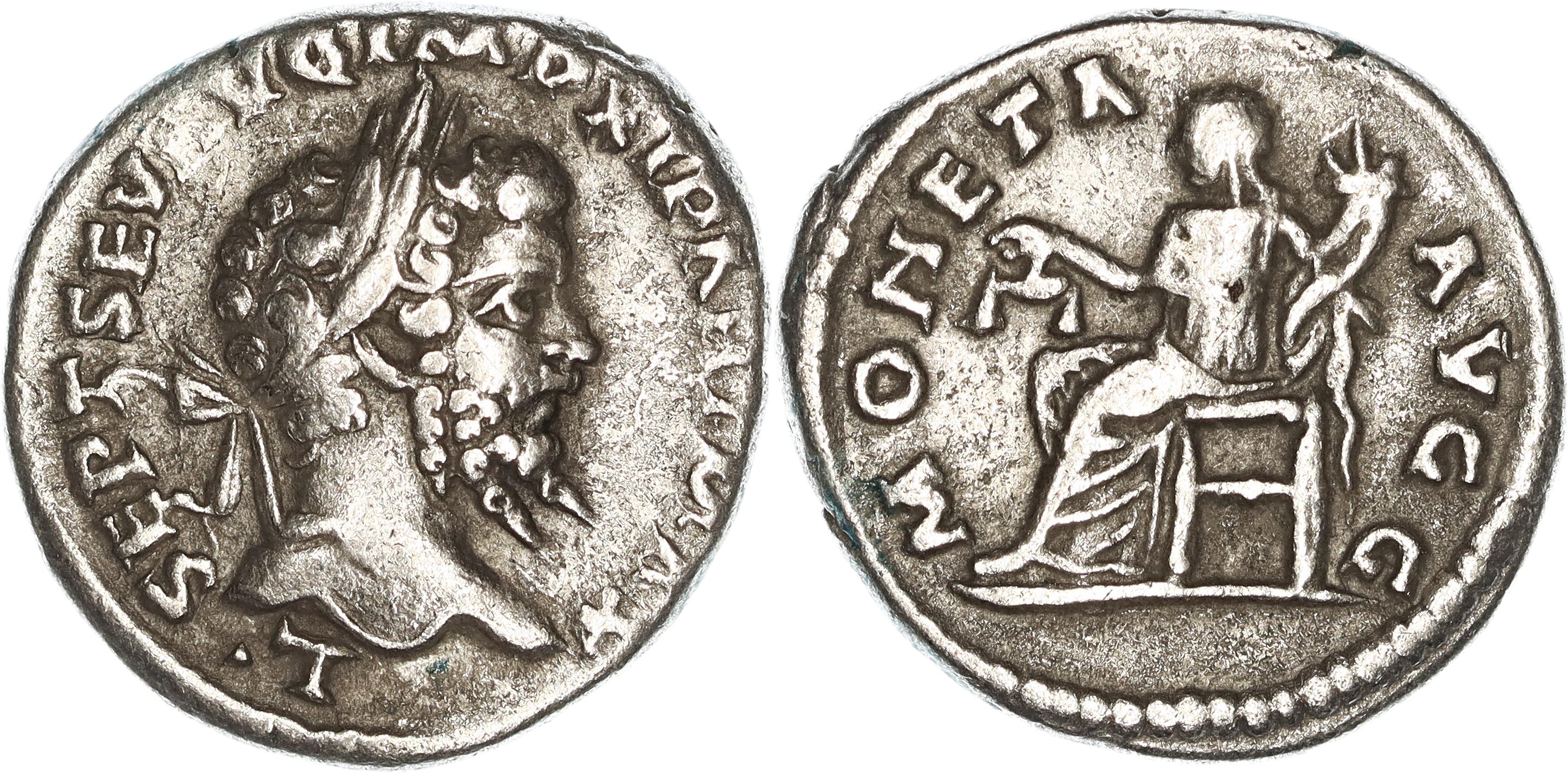Roman Empire, Septimius Severus, Silver Denarius, 198-202 AD, gF-nVF