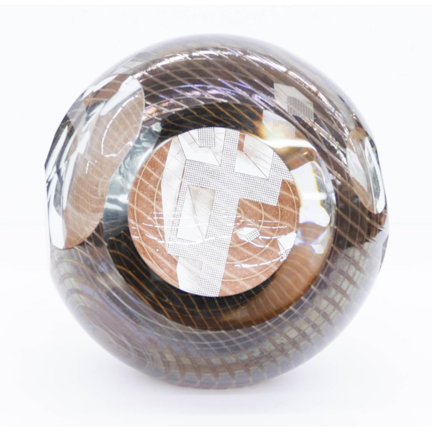 David Schwarz ''Z-Axis Vessel'' 1983 Blown Glass