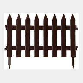 Plastic Garden Fence 3.2m - Brown -bar 5905197340302-51730/1590 B3 (S7)