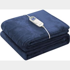 WAPANEUS HEATED BLANKET ELECTRIC BLANKET WITH 10 HEATING LEVELS 12 HOURS TIME SETTINGS AND AUTO SHUT OFF, FLANNEL FAST-HEATING ELE