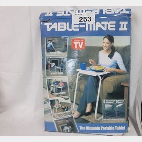 PORTABLE ADJUSTABLE LAPTOP STAND FOLDING BED SERVING TRAY SOFA SIDE TABLE -