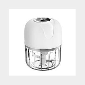 Wireless Mini Rechargeable Food Processor - White -(Used & Dirty) -Bar 9902159296734- 51745/18764 SN B2 (S1)