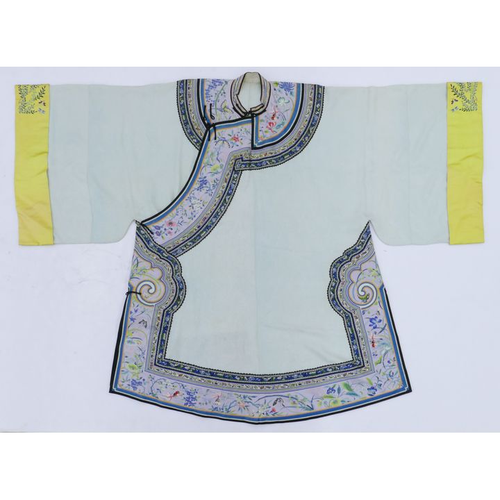 Chinese Silk Embroidered Mandarin Robe