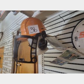 New Safety Helmet and Ear Muffs with Extra Shield