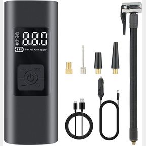 Cordless Car Tire Inflator Bike Electric Tire Inflator 2 Way Power supply | PIPE DAMGED
