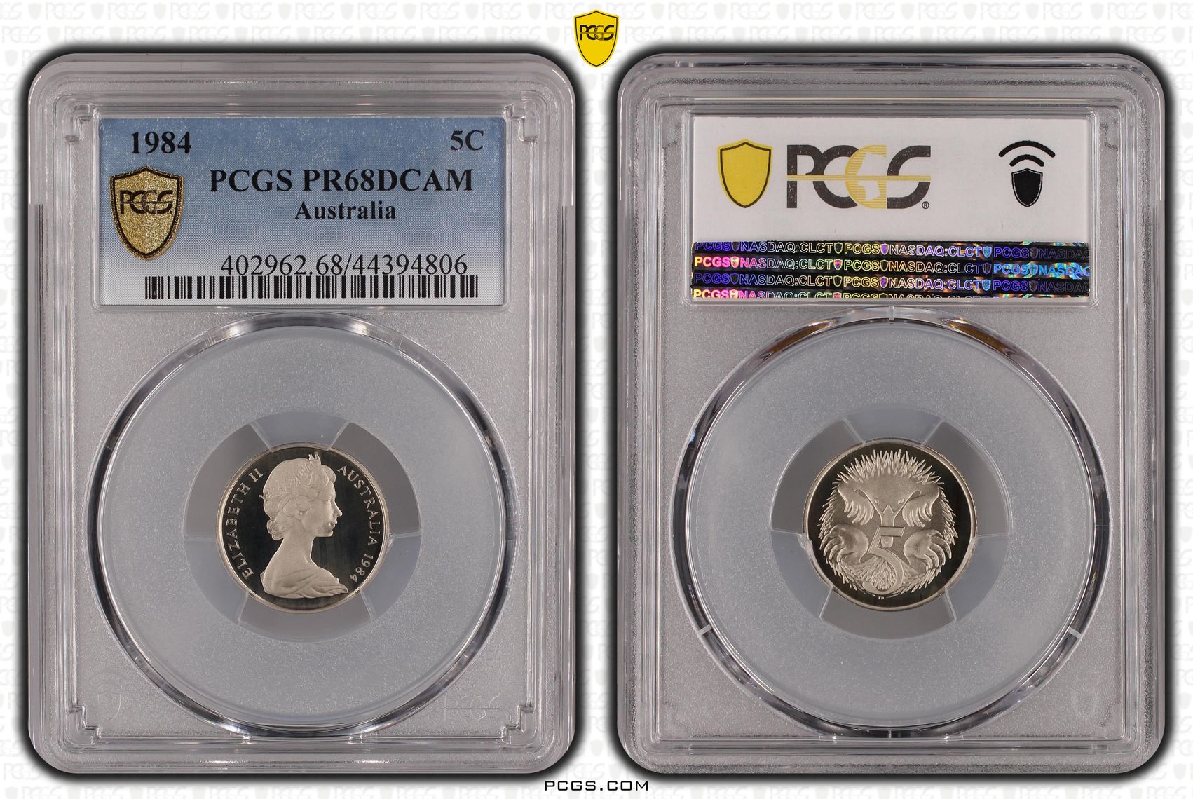 , Five Cent, 1984, PCGS PR68DCAM