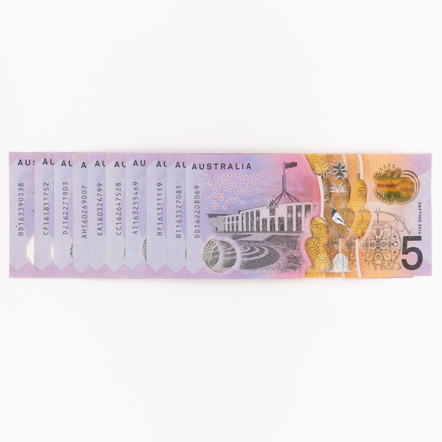 Stevens/Fraser, Five Dollars, 2016,  Fine
