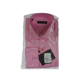 BAGOZZA SHIRT COTTON LONG SLEEVE PINK SIZE 43 - 75821/051