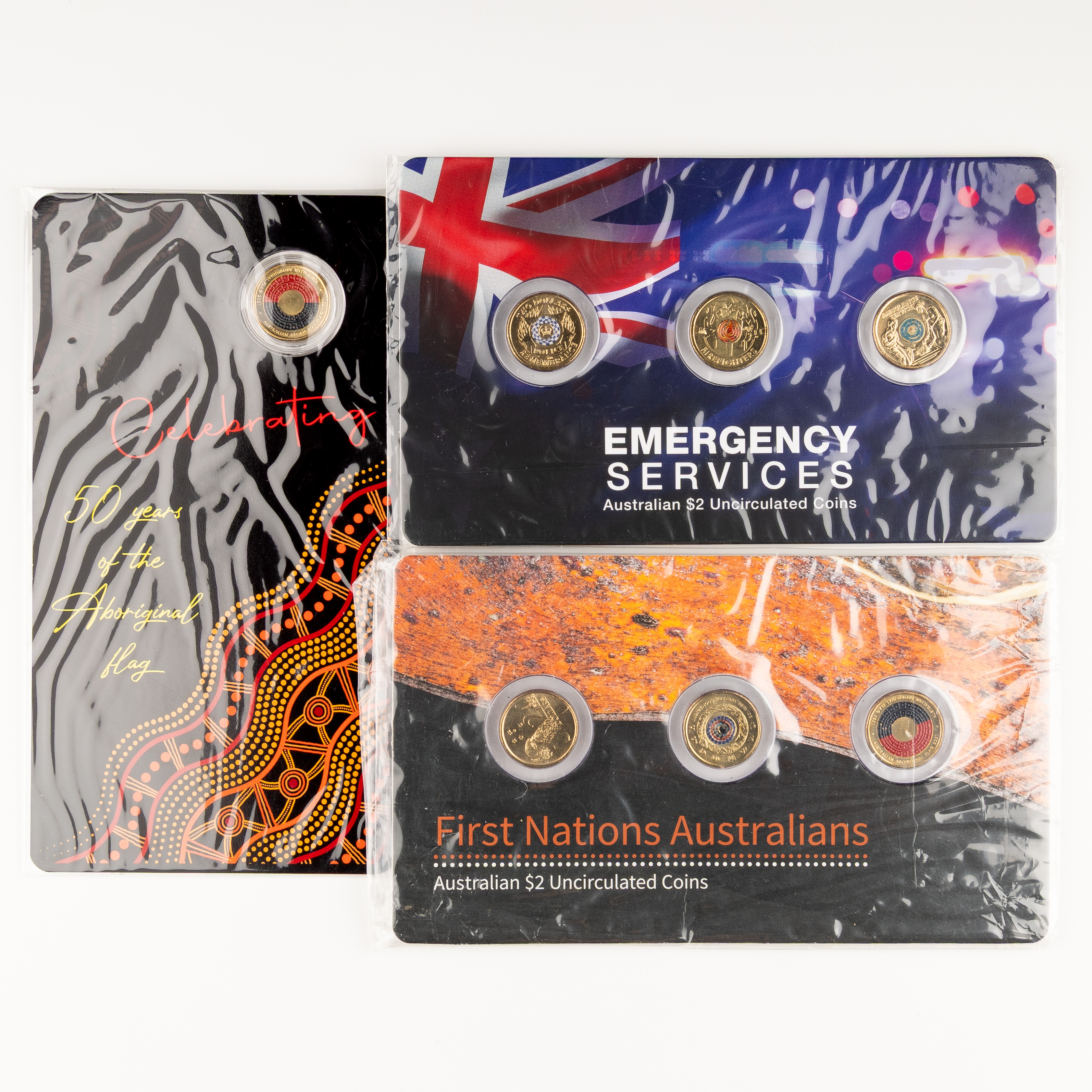 Elizabeth II, Downies Emergency Services & First Nations Australians, Two Dollars, 2019 - 2021, UNC