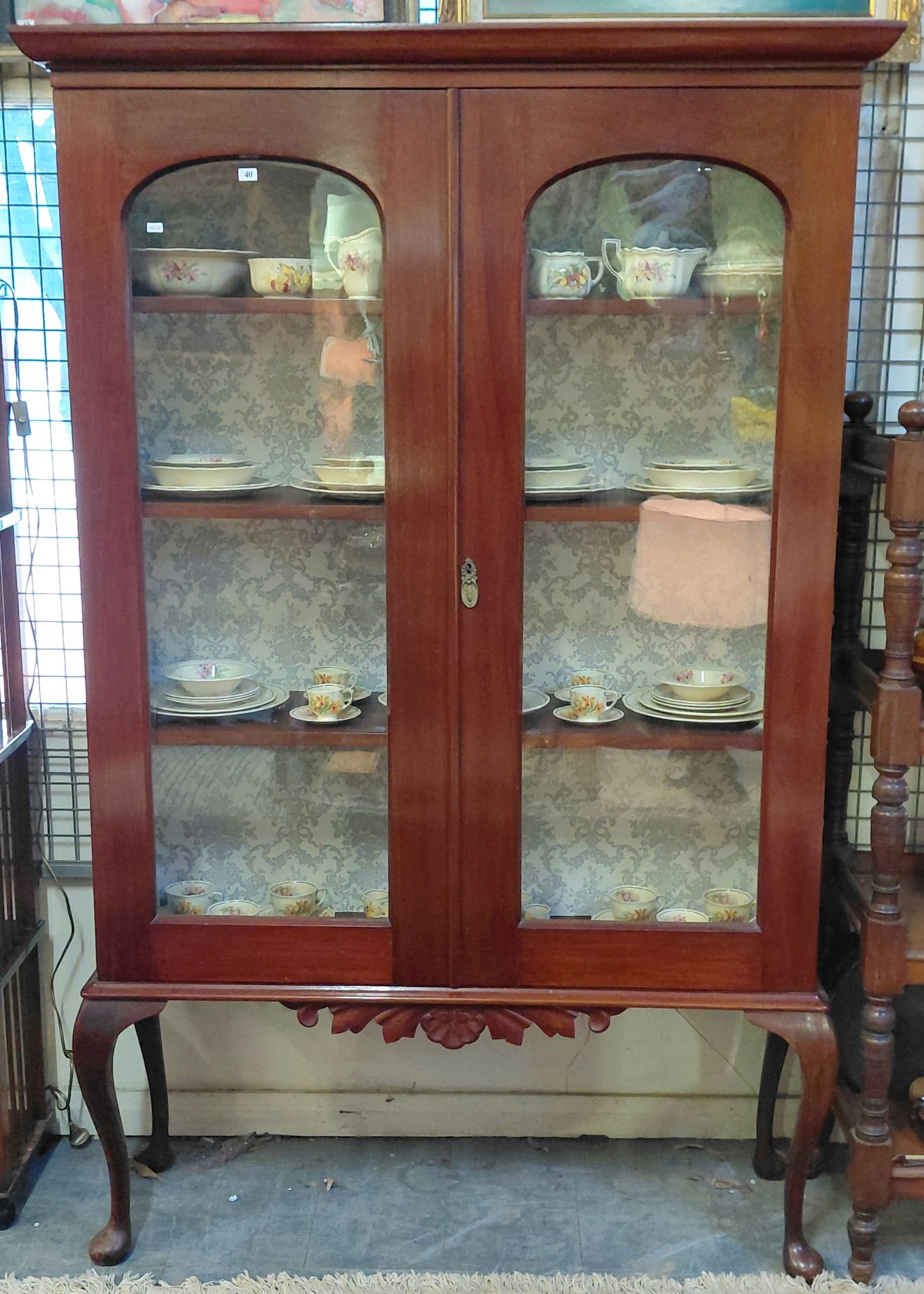 40 · VICTORIAN STYLE DISPLAY CABINET