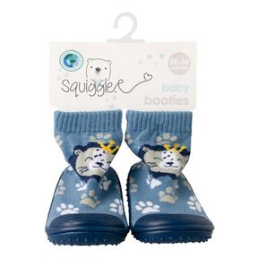 Baby Lion Cub Rubber Booties Blue 12 18 months |