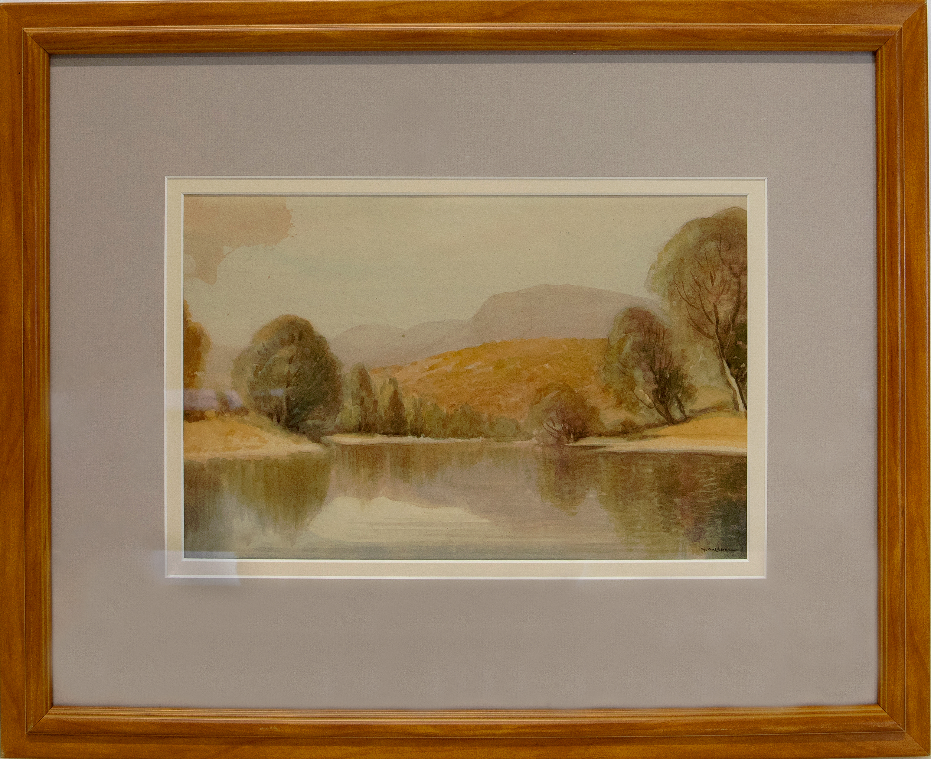 Gerald Ansdell (1880-1972), 'Misty River', c.1930,