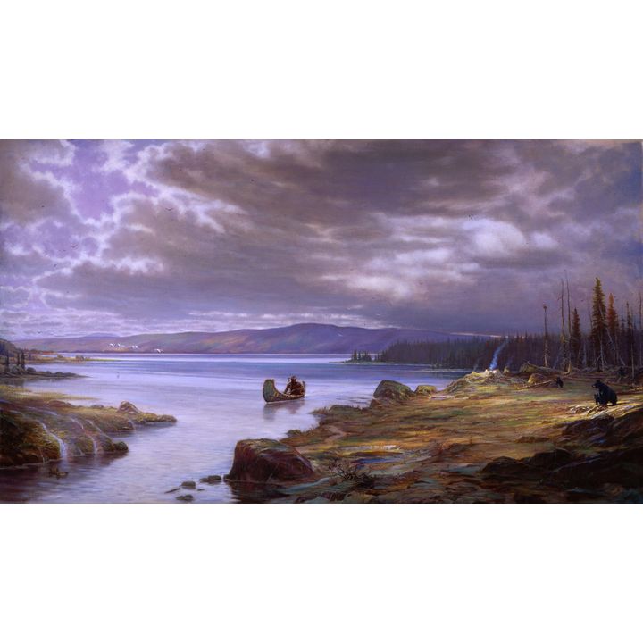 M.C. Poulsen (1953- ), Along the Border Trail - Yellowstone
