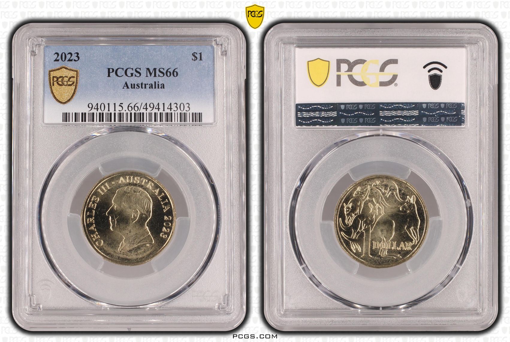 One Dollar, 2023, PCGS MS66
