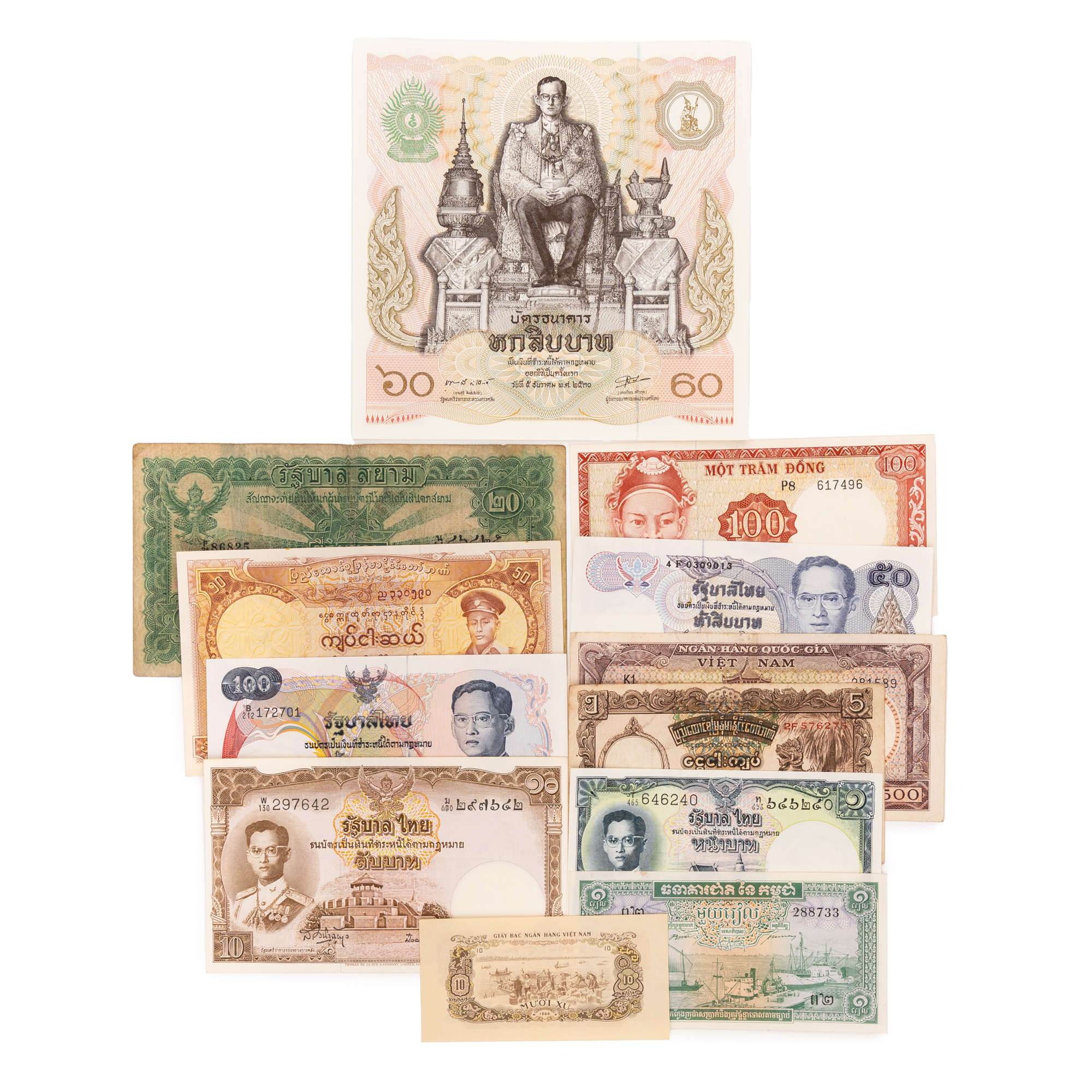 Thailand & Vietnam, Accumulation, 1900s, VG - UNC
