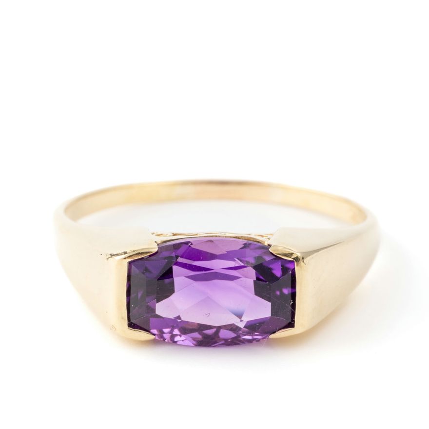 Amethyst Ring 9ct Gold