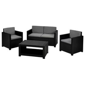 Outdoor furniture Cayman 4 piece set Fine living | INCOMPLETE/NOT ASSEMBLED