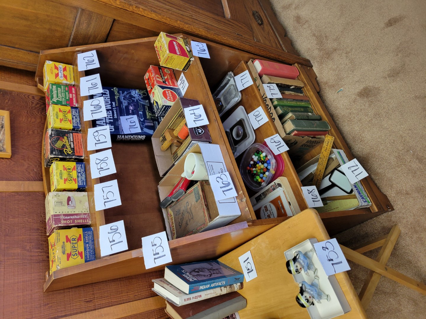 Vintage Wood Shelving Unit Midwest Auctions, LLC