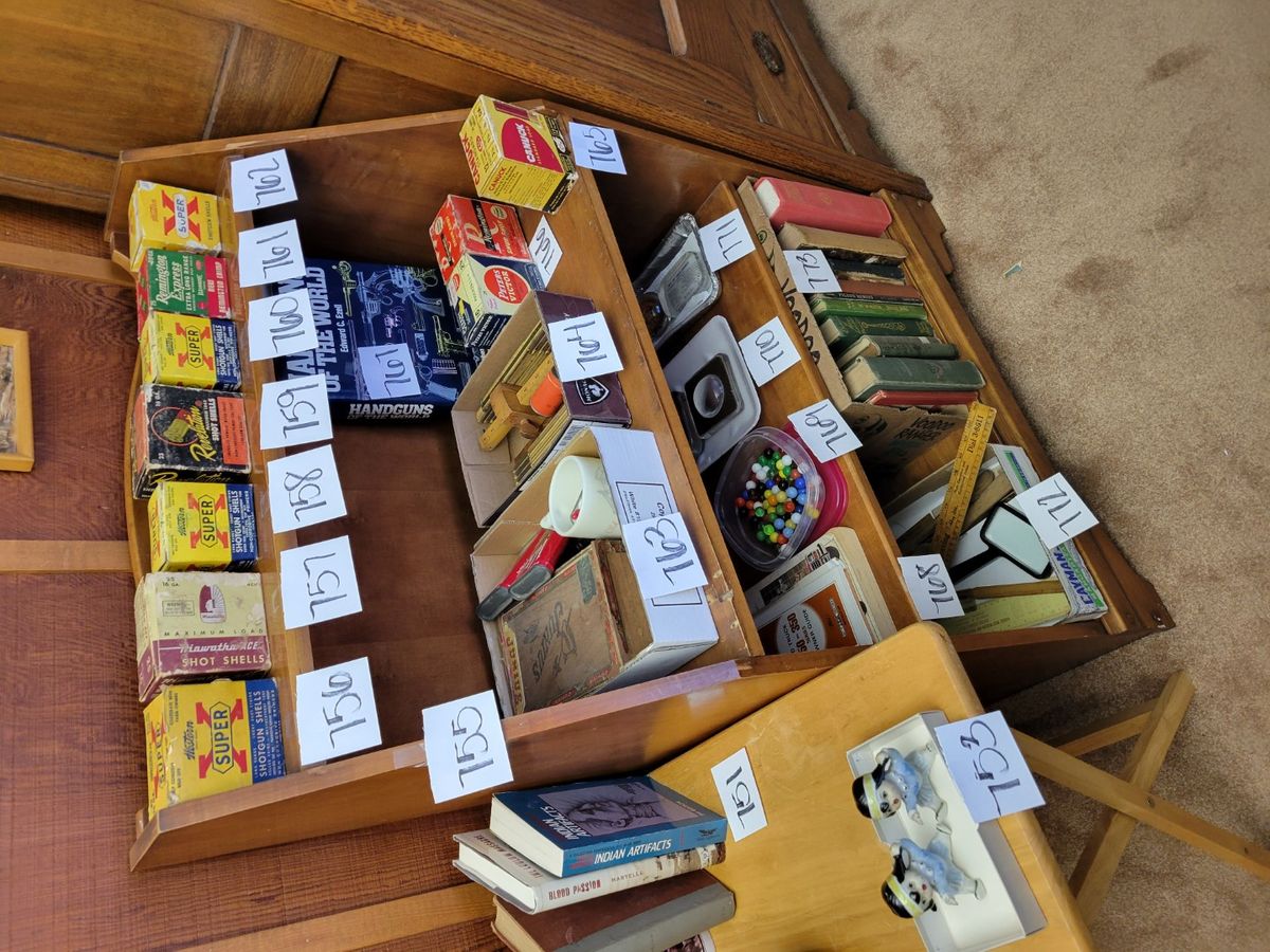 Vintage Wood Shelving Unit Midwest Auctions, LLC