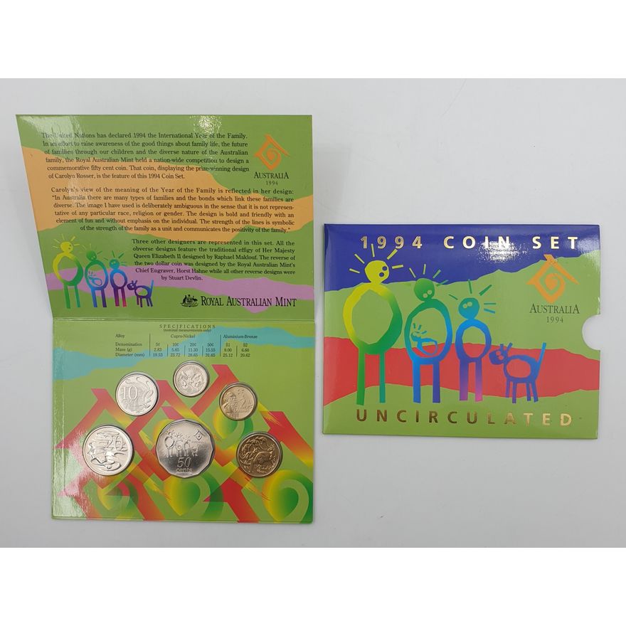 Year of the Family Error Unc. Coin Set