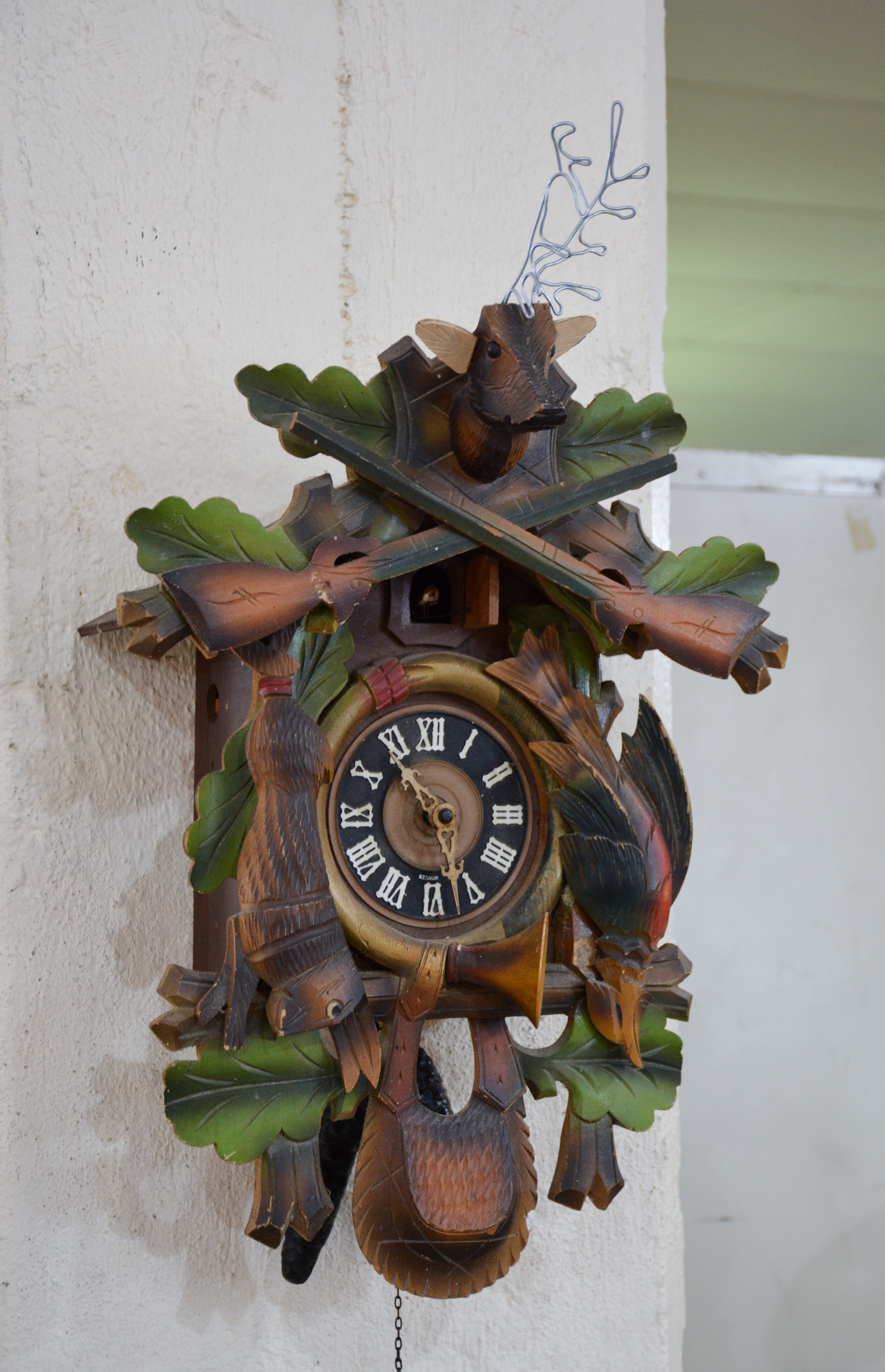 Vintage Wall Hanging Cuckoo Clock — sold at auction in New Zealand for $20