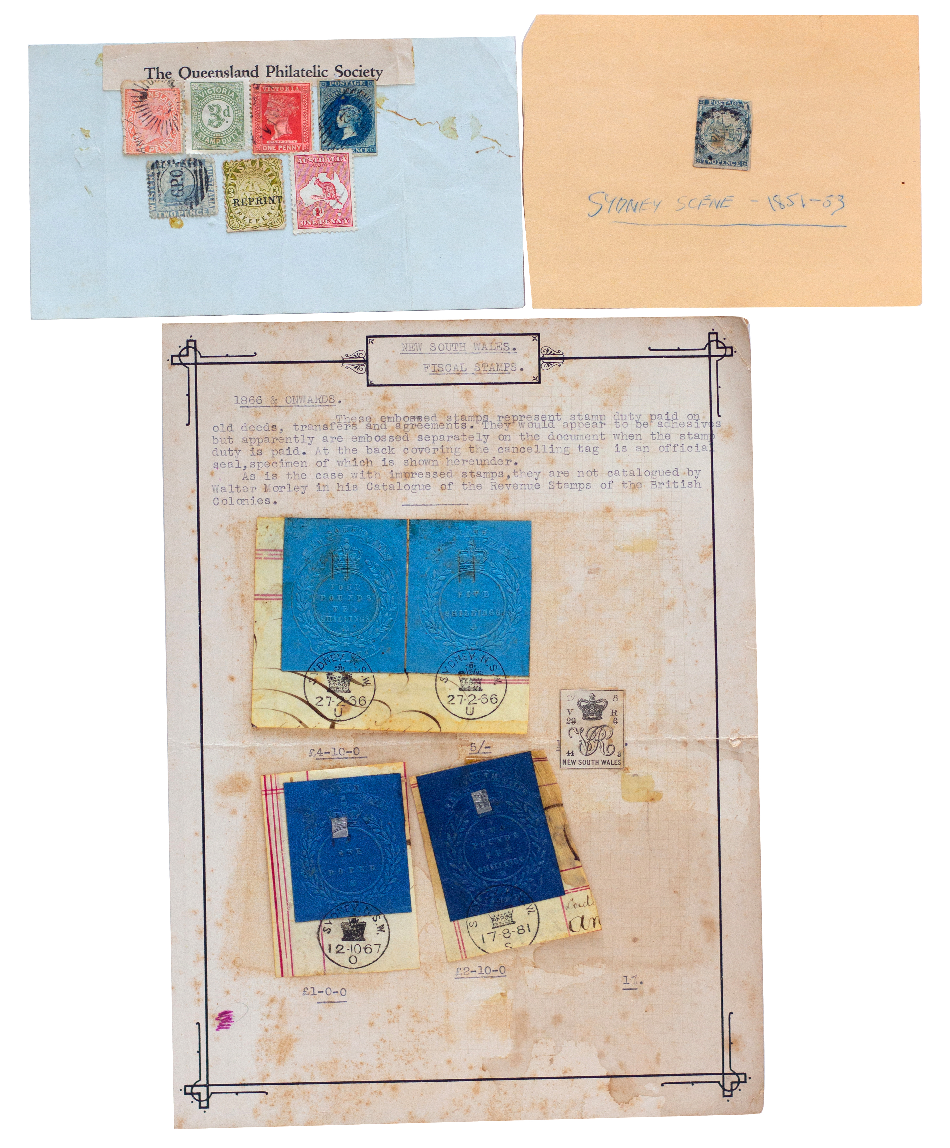 NSW, Twopence, 1850,