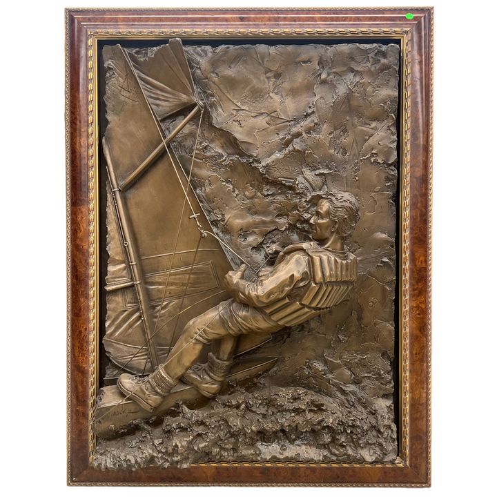 Bill Mack ''High Seas'' 1987 Bronze Relief