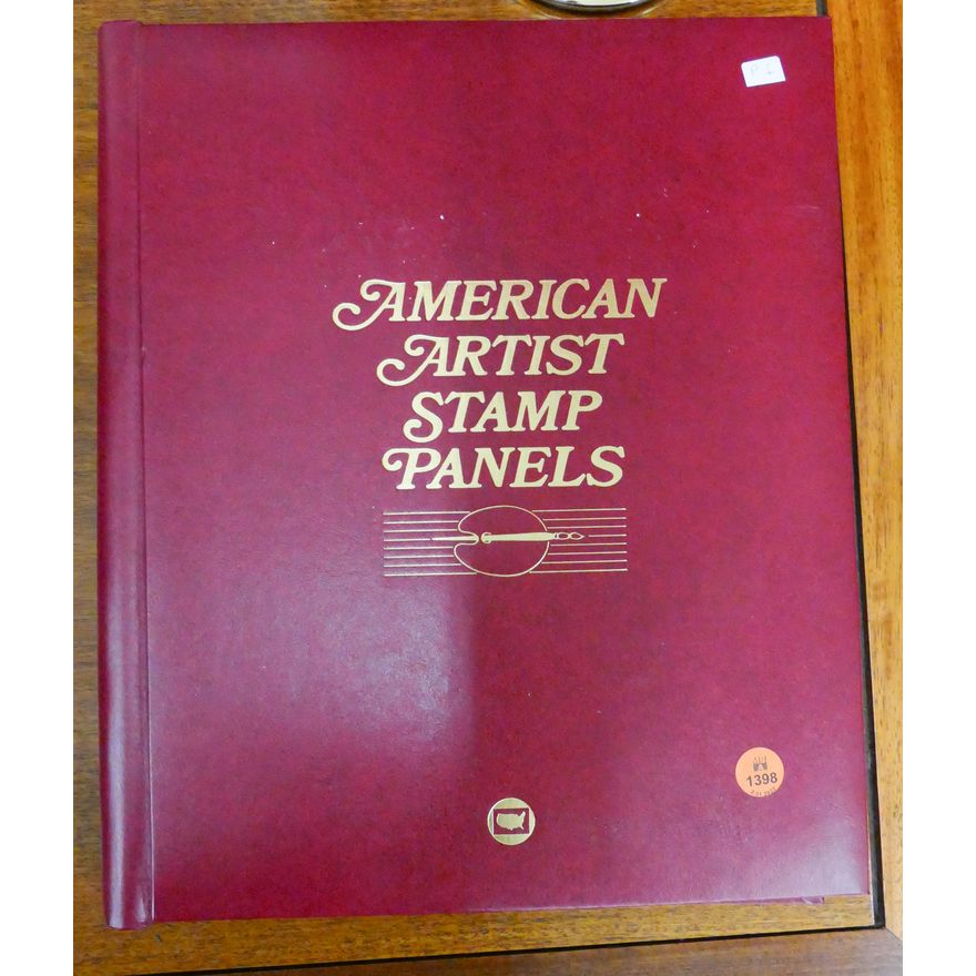 American Artist Stamp Panel Album