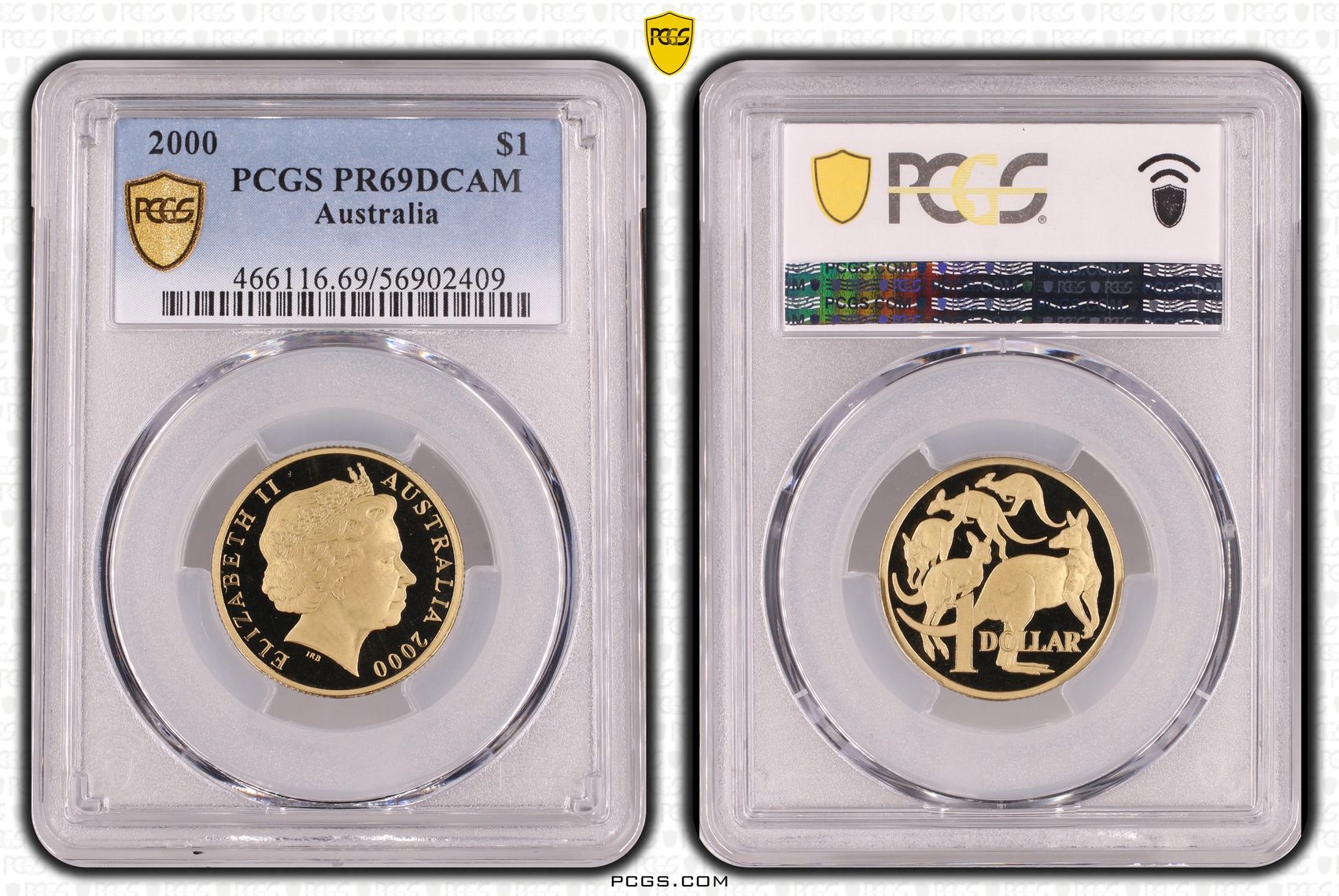 One Dollar, 2000, PCGS PR69DCAM