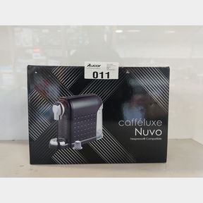 CAFFELUXE NUVO NESPRESSO COMPATIBLE COFFEE CAPSULE MACHINE BLACK - CAFFELUXE NUVO AN ELEGANT AND HIGH-QUALITY SOLUTION