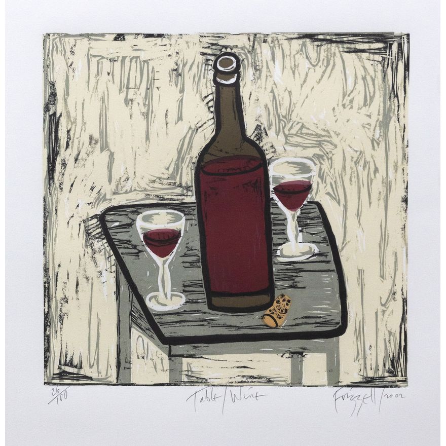 Dick Frizzell 'Table/Wine'
