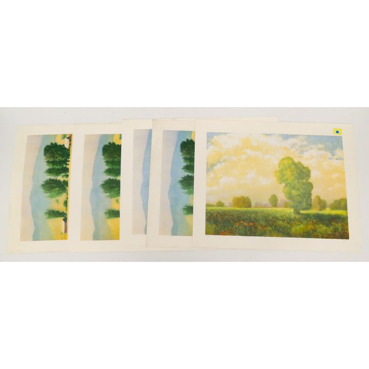5pc June Stratton Landscape Prints