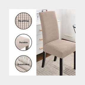 Maisonware Elasticated Jacquard Removable Washable Dining Chair Slipcover |