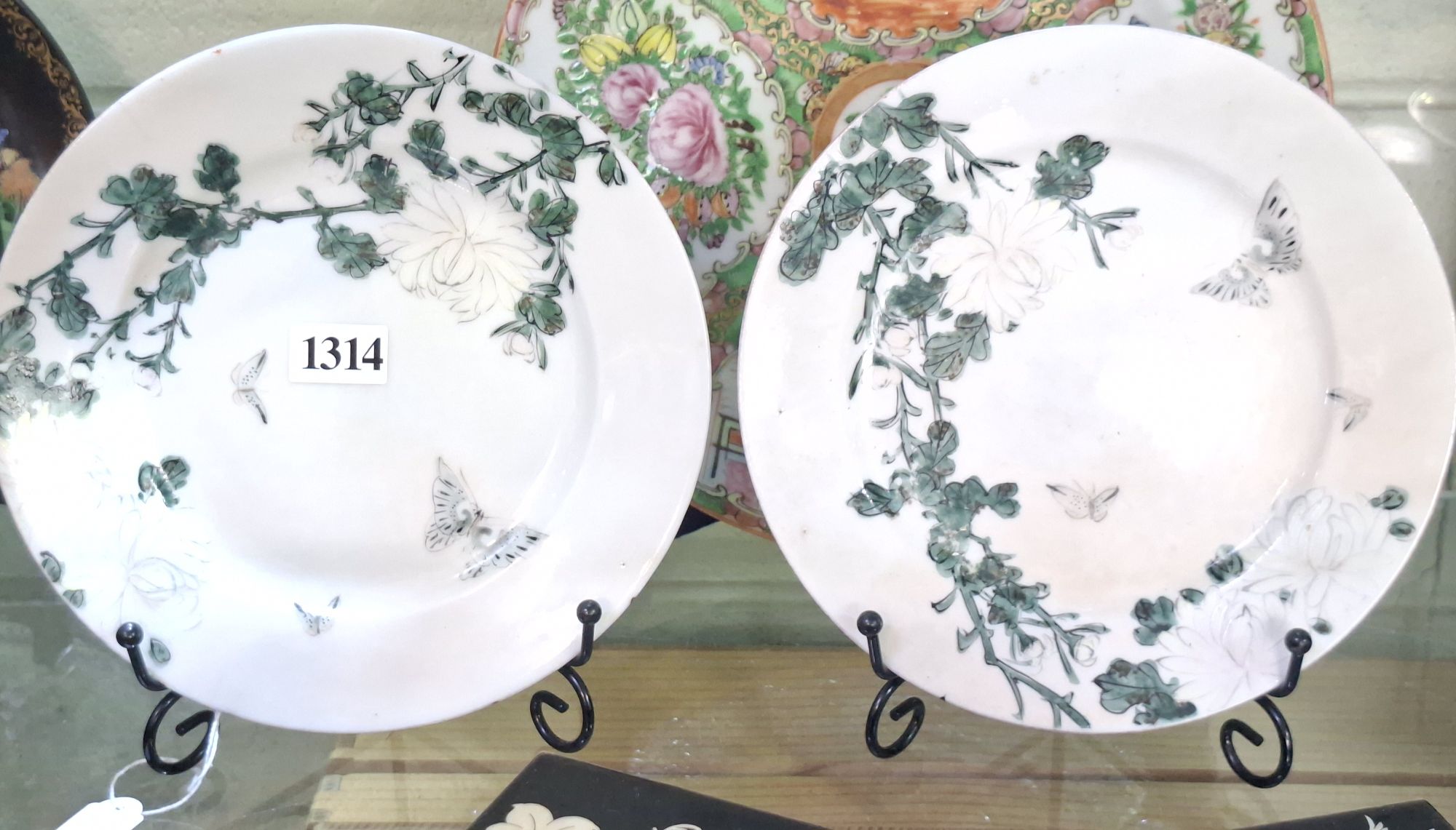 A Pair Of Antique Chinese Plates